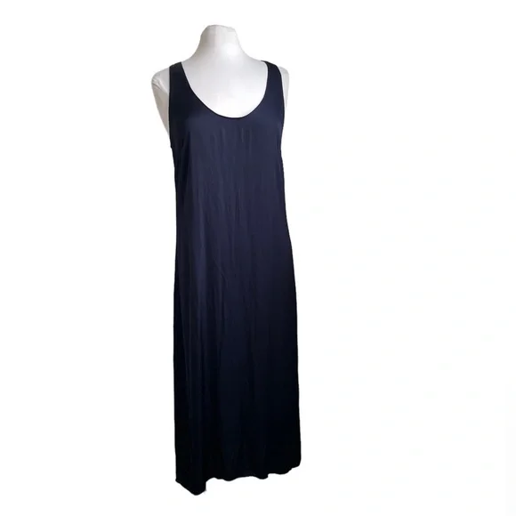 navy blue velvet slip dress Vintage 90s Y2K Onyx Nite Velvet Maxi Slip Dress Size 12 Navy Blue Whimsigoth